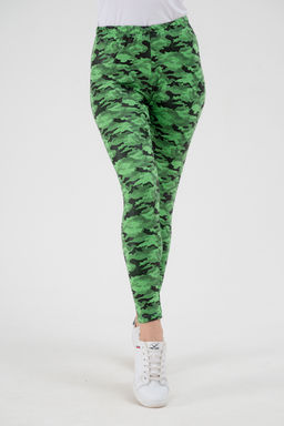 Легинсы женские из вискозы Fitness зеленый макс - Амадэль фото 4