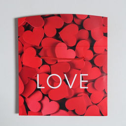 Цена за 2 шт. Пакет—коробка, подарочная упаковка, «Love», 23×18×11 см