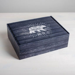 Коробка подарочная складная, упаковка, «Ящик», 27×21×9 см