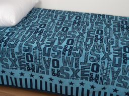 Плед 3с109.411ж1 Letters(т.синий2) 208х150 см