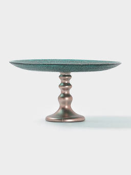 Блюдо сервировочное для торта Inspiration, d=28 см, на ножке, изумрудное