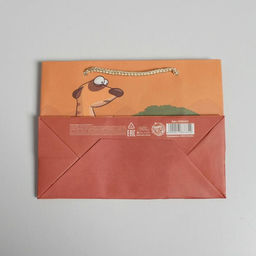 Цена за 2 шт. Пакет подарочный, упаковка, Don not worry, 14.5×19.5×8.5 см