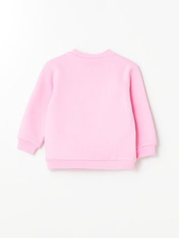 Bisiklet Yaka Bask?l? K?z Bebek Sweatshirt - Waikiki фото 2