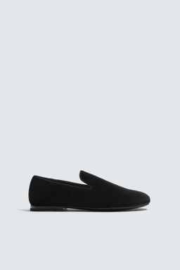 VELVET-EFFECT LOAFERS - Zara фото 4
