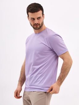 Футболка мужская короткий рукав GREG G145-PO4T-LT1359-3 (сиреневый)