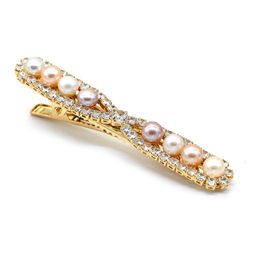 Заколка для волос с жемчугом 10*65мм
