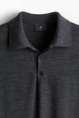 Polo de lana Slim Fit - H&m фото 10