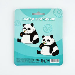 Подарочный набор, блокнот 48 листов + ручка «Панда»