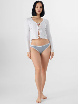 Цена за 2 штуки! Трусы слипы женские в полоску - Mark formelle фото 6