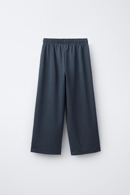 PLAIN PLUSH WIDE LEG SWEATSHIRT AND TROUSERS SET - Zara фото 5