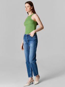 Джинсы Mom fit женские синие - Mark formelle фото 2
