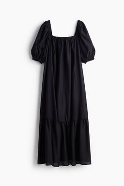 Maxivestido con escote cuadrado