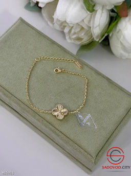 Браслет с клевером медицинская сталь