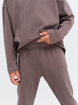 Брюки с манжетой Темный шоколад - Bungly фото 4