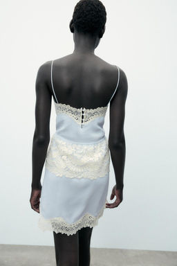 LACE STRAPPY DRESS - Zara фото 2