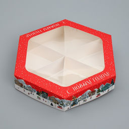 Цена за 5 шт. Коробка складная «С Новым годом!», 20×23×4 см