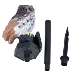 USL-S-829/PM290 BROWN OWL Садовый светильник на солнечной батарее Филин. 1 светодиод. Теплый белый свет. 1*АA Ni-Mh аккумулятор в/к. IP44. TM Uniel - Volpe фото 7
