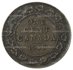 1 цент 1918 года Канада