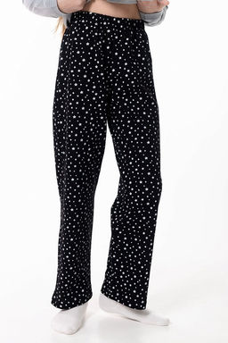 Пижама футболка с длинным рукавом и брюки М225116Псч серый/черный - Елена фото 6