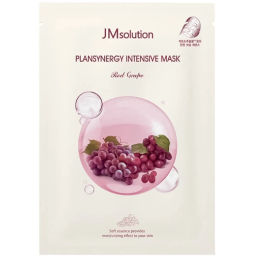 Маска тканевая укрепляющая с красным виноградом JMSOLUTION Plansynergy Intensive Mask Red Grape, 30ml