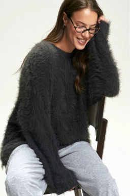 Джемпер Fluffy Dark Grey