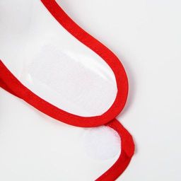 Нагрудник Крошка Я Первый Новый год непромокаемый на липучке, ПВХ, новогодняя подарочная упаковка  фото 5