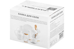 Банка д/соли 260 мл 15,5*12,5*12 см "Ракушка" с деревянной ложкой на дер. подставке