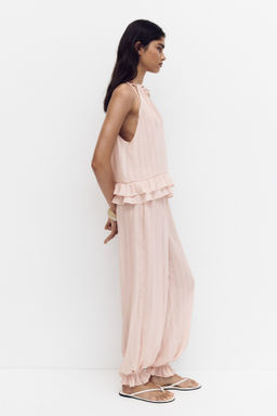 Top de gasa con cord?n de ajuste - H&m фото 6