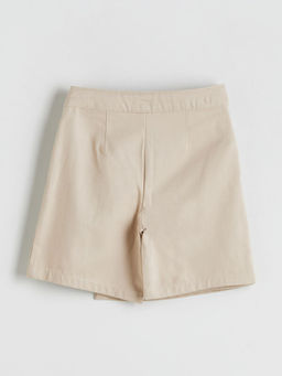 Basic Gabardin K?z ?ocuk ?ort Etek