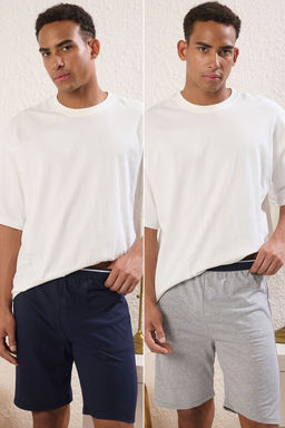 TRENDYOL MAN Lacivert- Bordo Regular Fit 2li Orme Sort TMNSS25SR00045 - Trendyolmilla фото 16