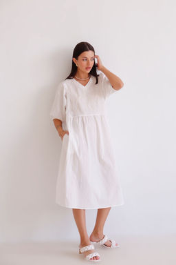 13187 Платье молочное из хлопка - Martichelli фото 14