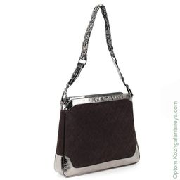 Женская замшевая сумка 73550 Браун