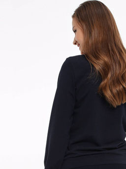 CONTE Экстрамягкий свитшот с термоэффектом 834 navy - Conte elegant фото 2