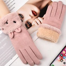 Женские перчатки Мишка