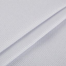 Канва K03L Gamma Aida №11 ФАСОВКА 95% хлопок, 5% терилен 150 x 100 см 2 см белый с перламутровым люрексом