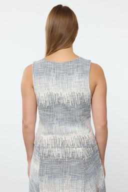 Trendyolmilla Cok Renkli Regular Tuvit Fitted/Vucuda Oturan Kolsuz Yelek TWOAW25YE00065