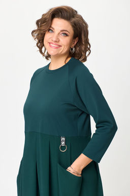 Платье Michel Chic 2137/1 изумруд  фото 5