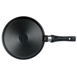 Сковорода блинная с тефлоновым покрытием д26см Классик, h2см, s0,3см, ручка из термостойкого пластика (Россия) - Домашняя мода фото 3