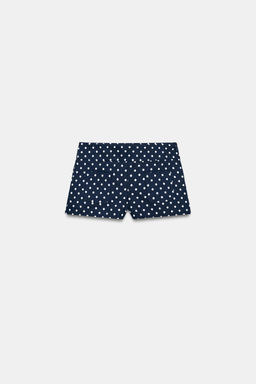 SHORTS MINI BOLSILLOS / Azul / Blanco - Zara фото 5