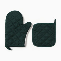 Набор кухонный «Денежное дерево» варежка-прихватка 20×27 см, прихватка 17×17 см 100% п/э