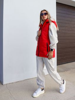 Женская Жилетка Г250 красный от Спортсоло