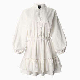 Платье женское короткое MIST Summer time, белое, размер 40-42