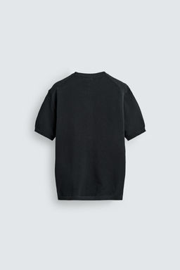 CAMISETA PUNTO RELAXED FIT / Marino