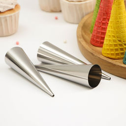 Формы для круассанов и трубочек, 12.5?3.5 см, набор 3 шт., нержавеющая сталь