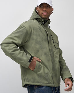 Куртка спортивная мужская весна осень цвета хаки 25473Kh - Mtforce фото 9