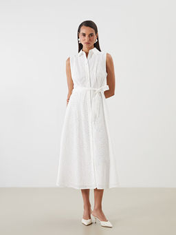 Ajurlu G?mlek Elbise