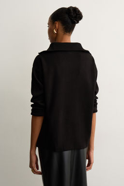 Свитер с воротником стойка и замком - Mollis фото 4