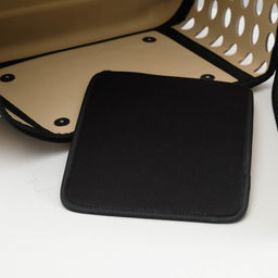 Складная сумка-переноска с отдельным входом, материал EVA, 43,5 х 28 х 33 см, бежевая - Пижон фото 9