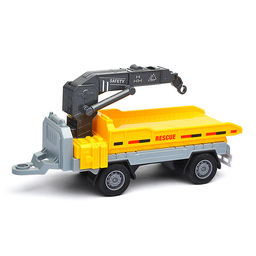 Машина "Вилочный погрузчик" с прицепом (свет, звук) в коробке