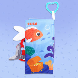 Книжка - шуршалка Морские хвостики, с креплением, 22.5?17 см, от 3 месяцев - Буква-Ленд фото 8